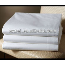 polycotton T180 percale ropa blanca comercial sábanas planas